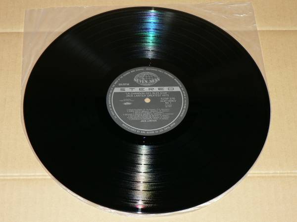 LP（シャンソン）／「ジャック・ランティエ　金色の麦の穂の唄」　’83年／帯なし、極美盤_画像3