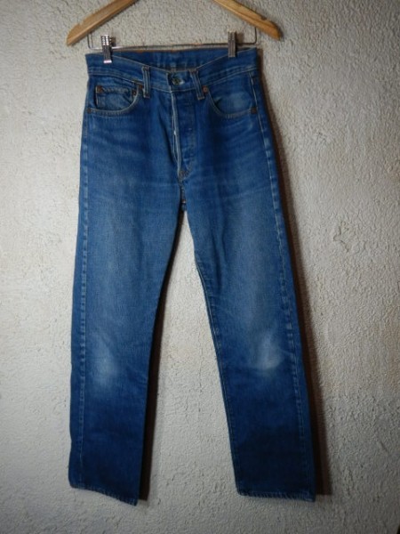 ｎ7549　レア　Levis　リーバイス　501　アメリカ製　USA　80ｓ　vintage　ビンテージ　ｗ29　デニム　ジーンズ　パンツ　ハチマル_画像1