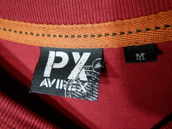 ｎ7583　PX　AVIREX　アヴィレックス　長袖　tシャツ　ロンt　オールド風プリント　デザイン　人気　送料格安_画像4