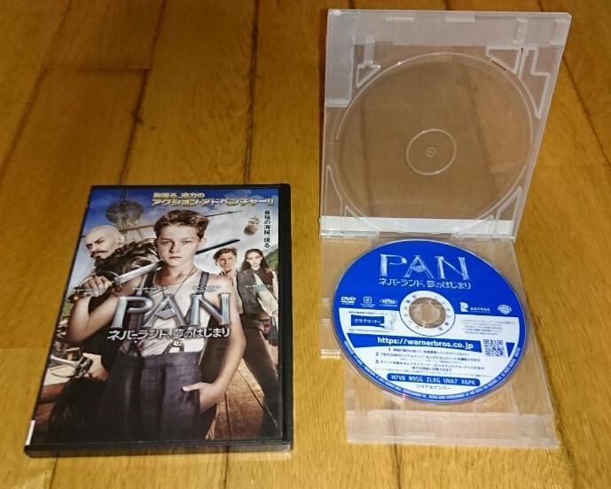 「ファンタジー・映画・DVD」　　●PAN ～ネバーランド、夢のはじまり～　（2015年の映画）　DVDレンタル落ち _画像1