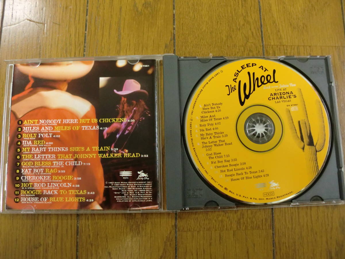 【CD】ASLEEP AT THE WHEEL / BACK TO THE FUTURE NOW LIVE AT ARIZONA CHARLIE'S LAS VEGAS 1997 EPIC ウェスタン・スイング_画像2
