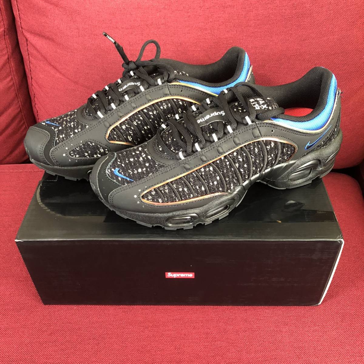 新品☆27.5㎝☆シュプリーム ナイキ コラボ スニーカー AIR MAX