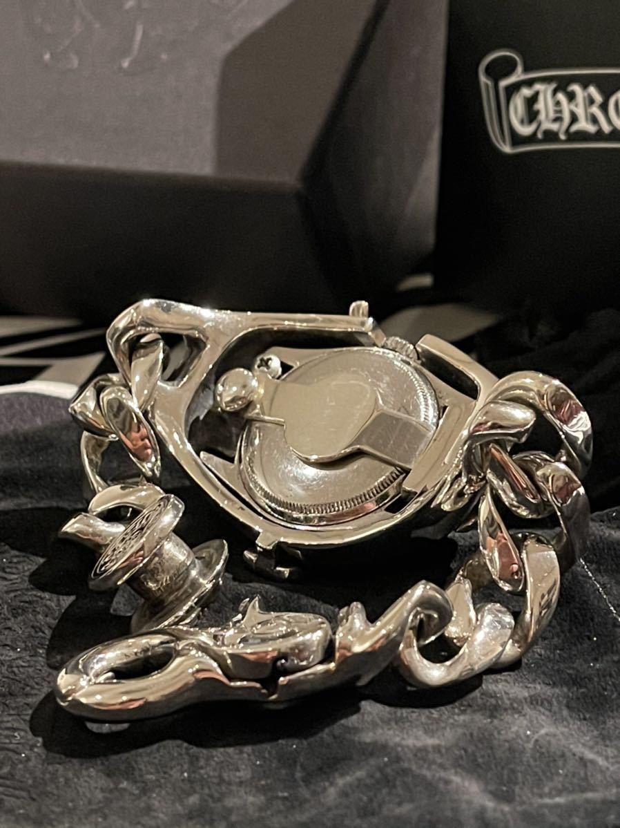 クロムハーツ Chrome Hearts ロレックス ROLEX ウォッチケース クラシックチェーン ウォッチカバー付き スター 純正箱 保存袋 腕時計 本物