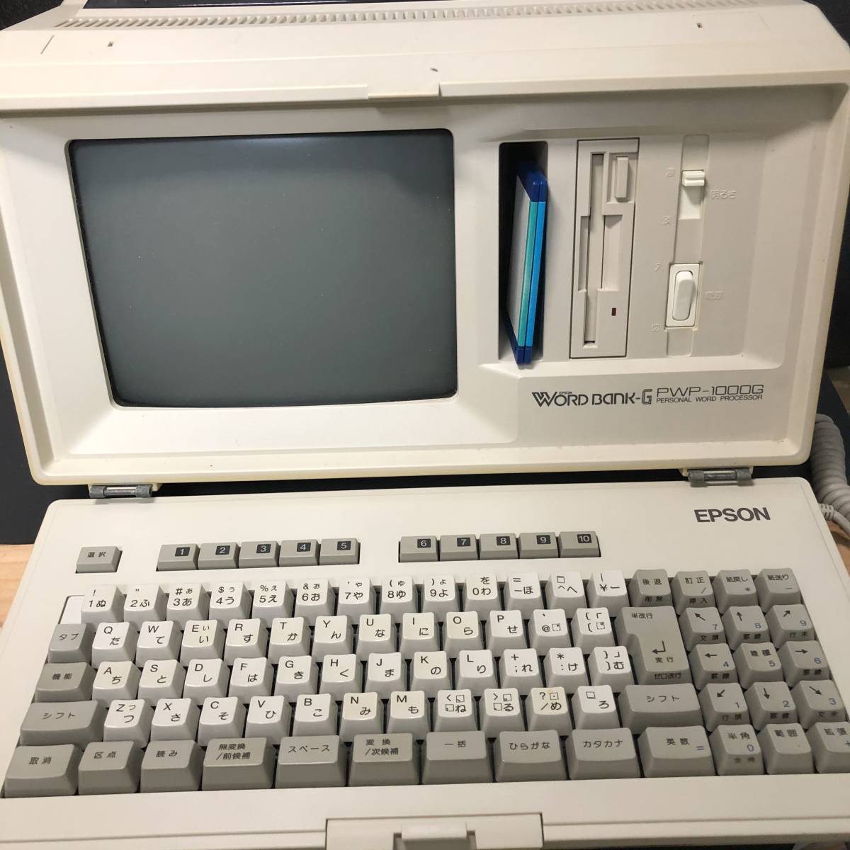 Yahoo!オークション - レトロ EPSON エプソン WORD BANK PWP