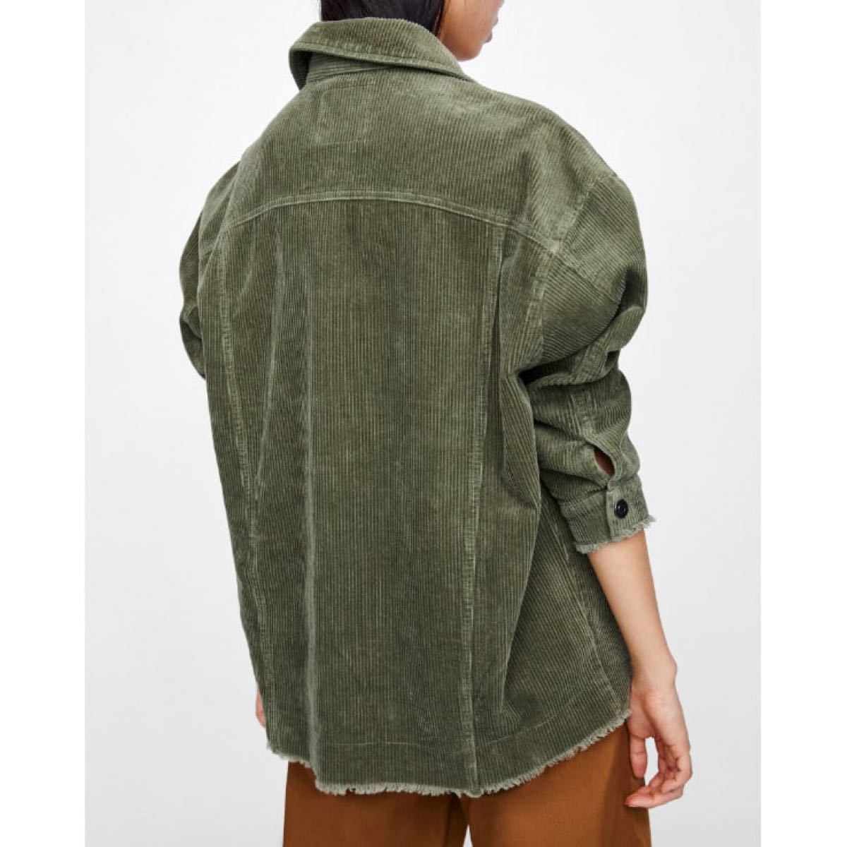 ZARA コーデュロイジャケット カーキ Mサイズ|Yahoo!フリマ(旧 ZARA コーデュロイジャケット カーキ Mサイズ|Yahoo!フリマ(旧