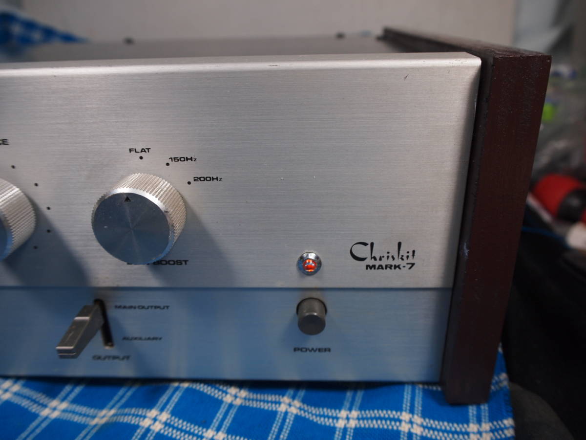 クリスキット 訳あり CHRISKIT プリアンプ MARK 7 UNIVERSAL 完 クリスキット 訳あり CHRISKIT プリアンプ MARK 7 UNIVERSAL 完