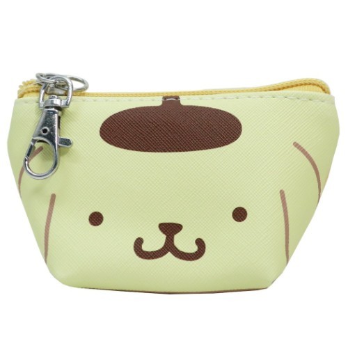 ◎新品　ポムポムプリン　Pom Pom Purin　ナスカン付き　サンカクミニポーチ　三角ポーチ　サンリオ　sanrio_画像1