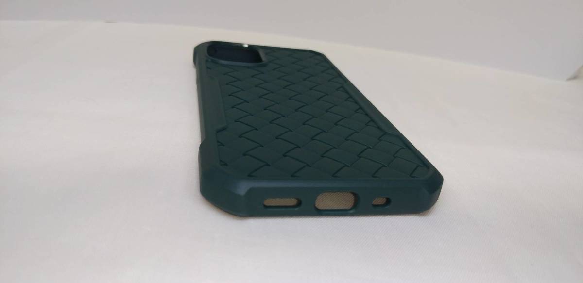  new goods iPhone case knitting iPhone12mini(5.4inch) correspondence green 