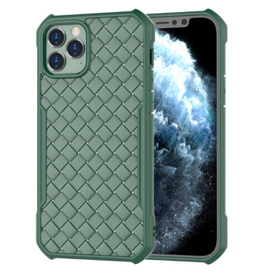  new goods iPhone case knitting iPhone12mini(5.4inch) correspondence green 