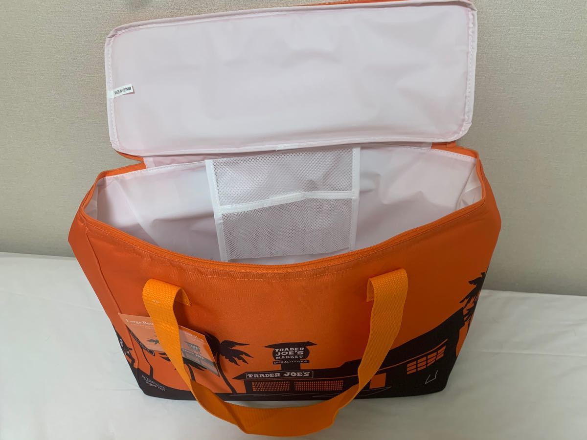 日本未販売　大人気TRADER JOE'S 新作オレンジ保冷バッグ