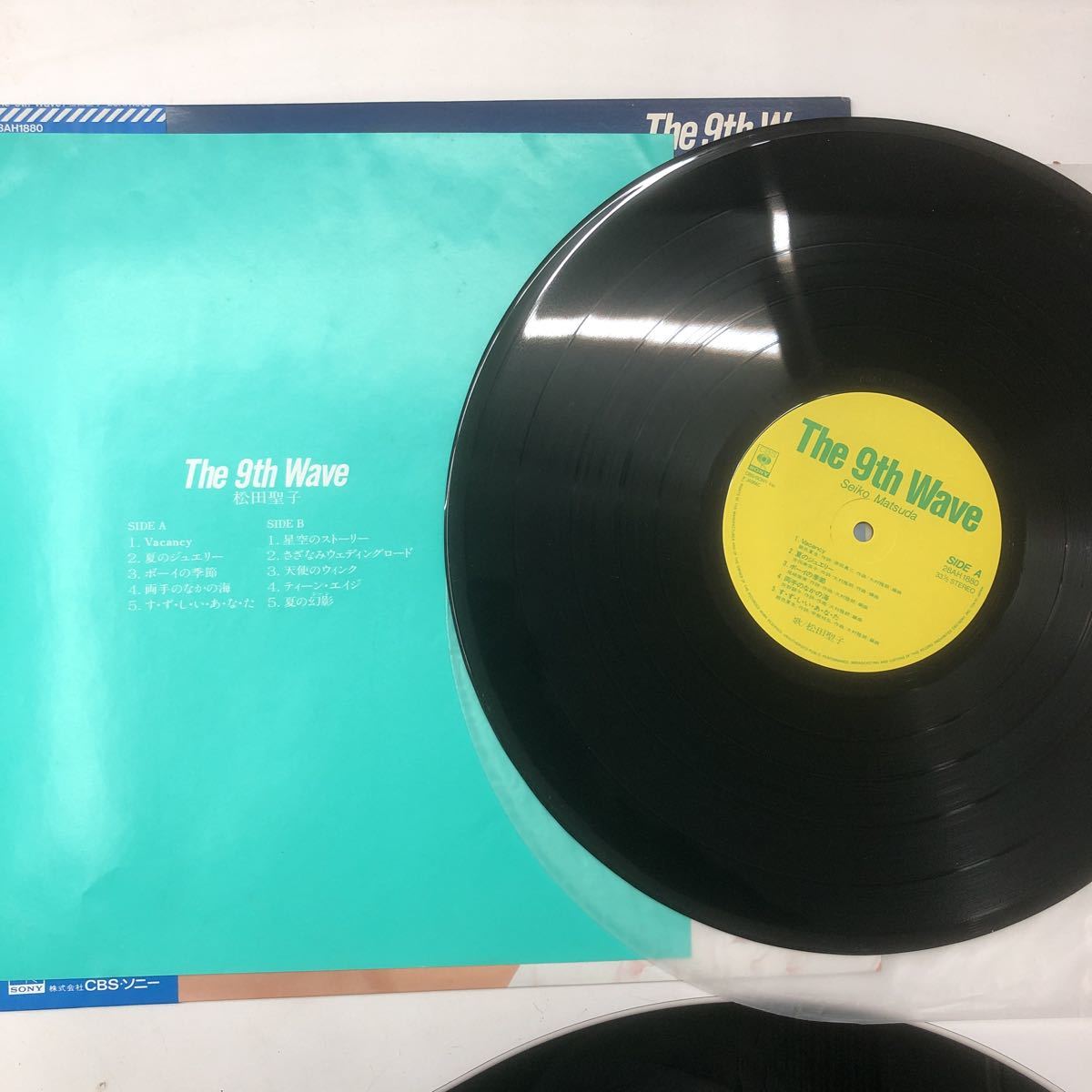 【A1】LPレコード帯付き・美品・松田聖子・The9thWave 盤面綺麗