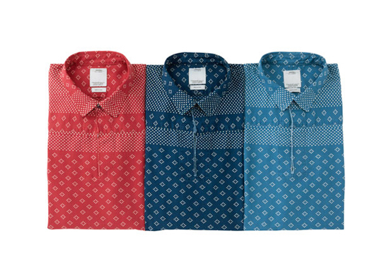 新品未着用 VISVIM KERCHIEF DOTS TUNIC NAVY Size1 2014SS