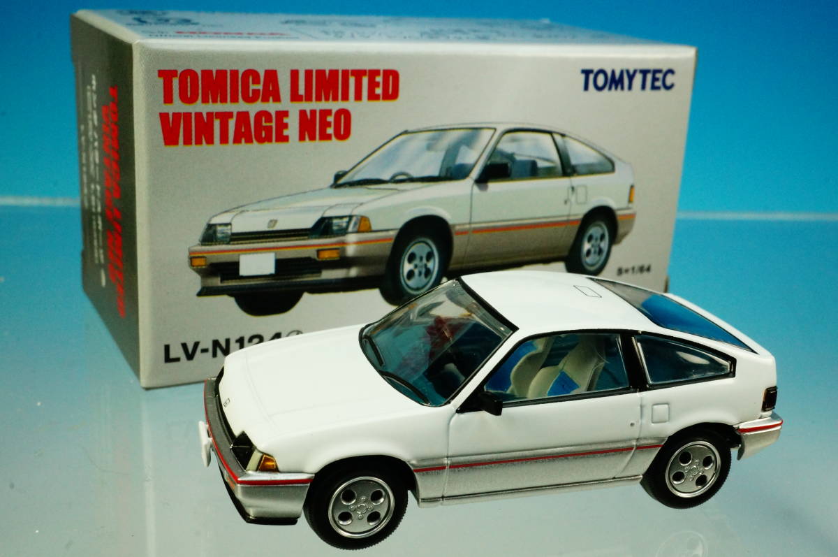 TOMYTEC TOMICA LIMITED VINTAGE NEO LV-N124d Honda BALLADE SPORTS CR-X 1.5i S=1/64の画像1