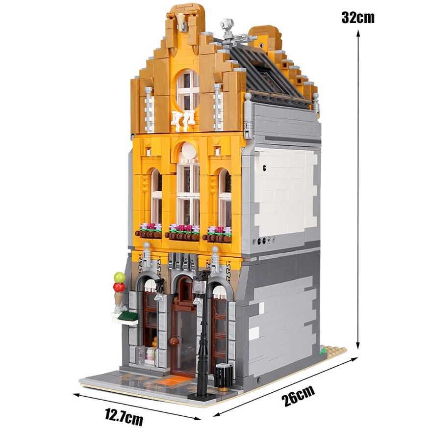 最安値[新作] LEGO互換 LEGO風 クリエイター アイスクリームショップ 2605ピース_画像3