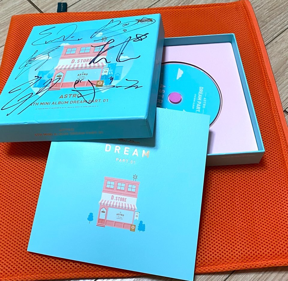 *ASTRO 4th Mini Album [Dream Part.01 DAY] все участник автограф автограф не .CD* Корея 