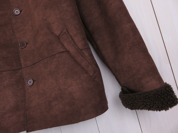  Person's джинсы мутон способ пальто внутри боа насыщенный коричневый M