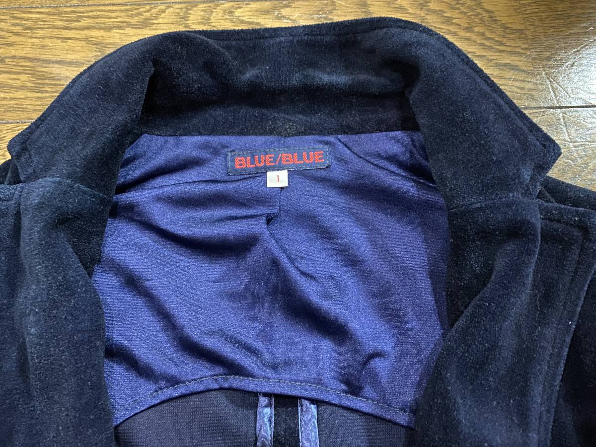 ※ブルーブルー BLUE/BLUE 聖林公司 ベロア調 テーラードジャケット 日本製 1/S 　　　　　 BJBA.A_画像4