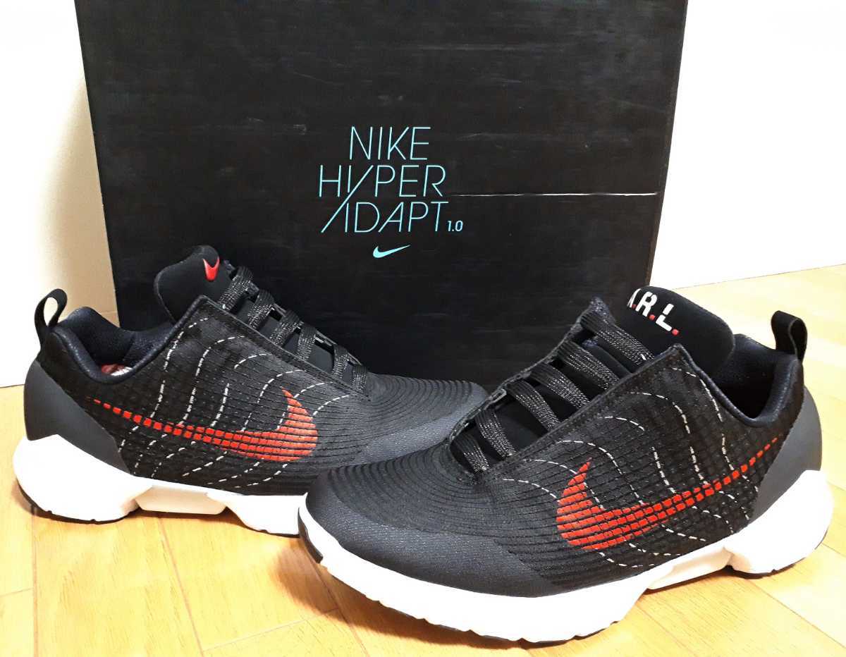 稀少 31cm 美品 日本未発売サイズ NIKE HYPER ADAPT 1.0 US13 ナイキ ハイパー アダプト 充電 & 動作確認済み 自動シューレース 稀少 31cm 美品 日本未発売サイズ NIKE HYPER ADAPT 1.0 US13 ナイキ ハイパー アダプト 充電 & 動作確認済み 自動シューレース