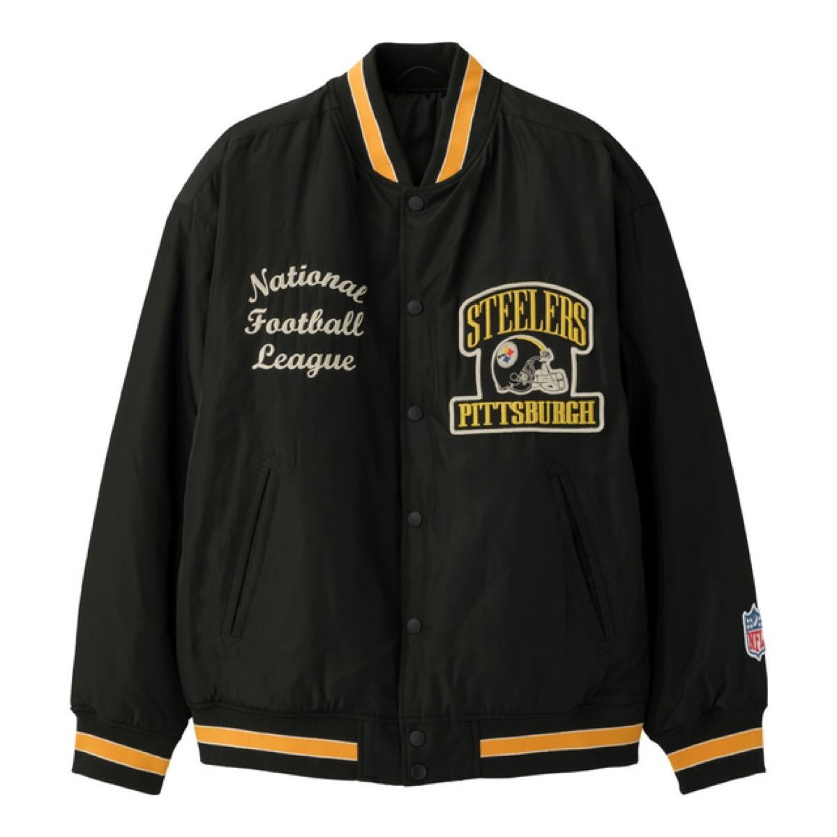 GU(ジーユー) NFL中綿スタジャン STEELERS スティーラーズ M GU(ジーユー) NFL中綿スタジャン STEELERS スティーラーズ M