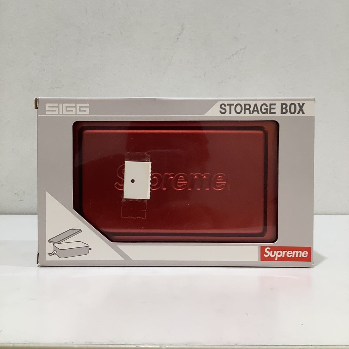 Supreme シュプリーム 2018S/S SIGG STORAGE BOX ストレージ ボックス レッド サイズ小_画像1