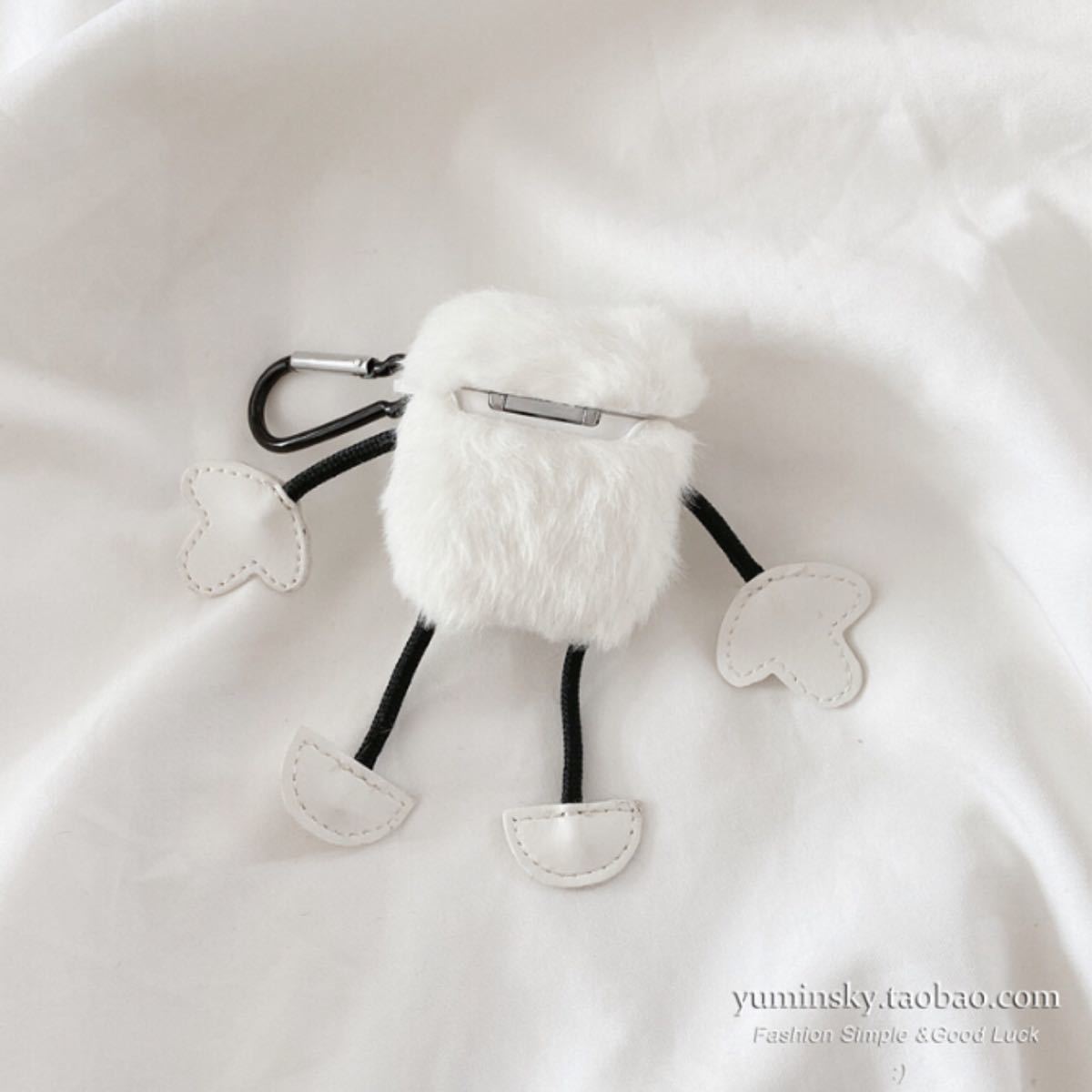 Paypayフリマ Airpods ふわふわ モコモコ 白 エアーポッズ キャラクター Paypayフリマ Airpods ふわふわ モコモコ 白 エアーポッズ キャラクター