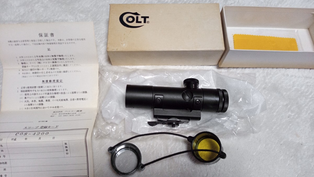 COLT コルト ライフルスコープ 4x20 M16 キャリングハンドル用 COLT コルト ライフルスコープ 4x20 M16 キャリングハンドル用