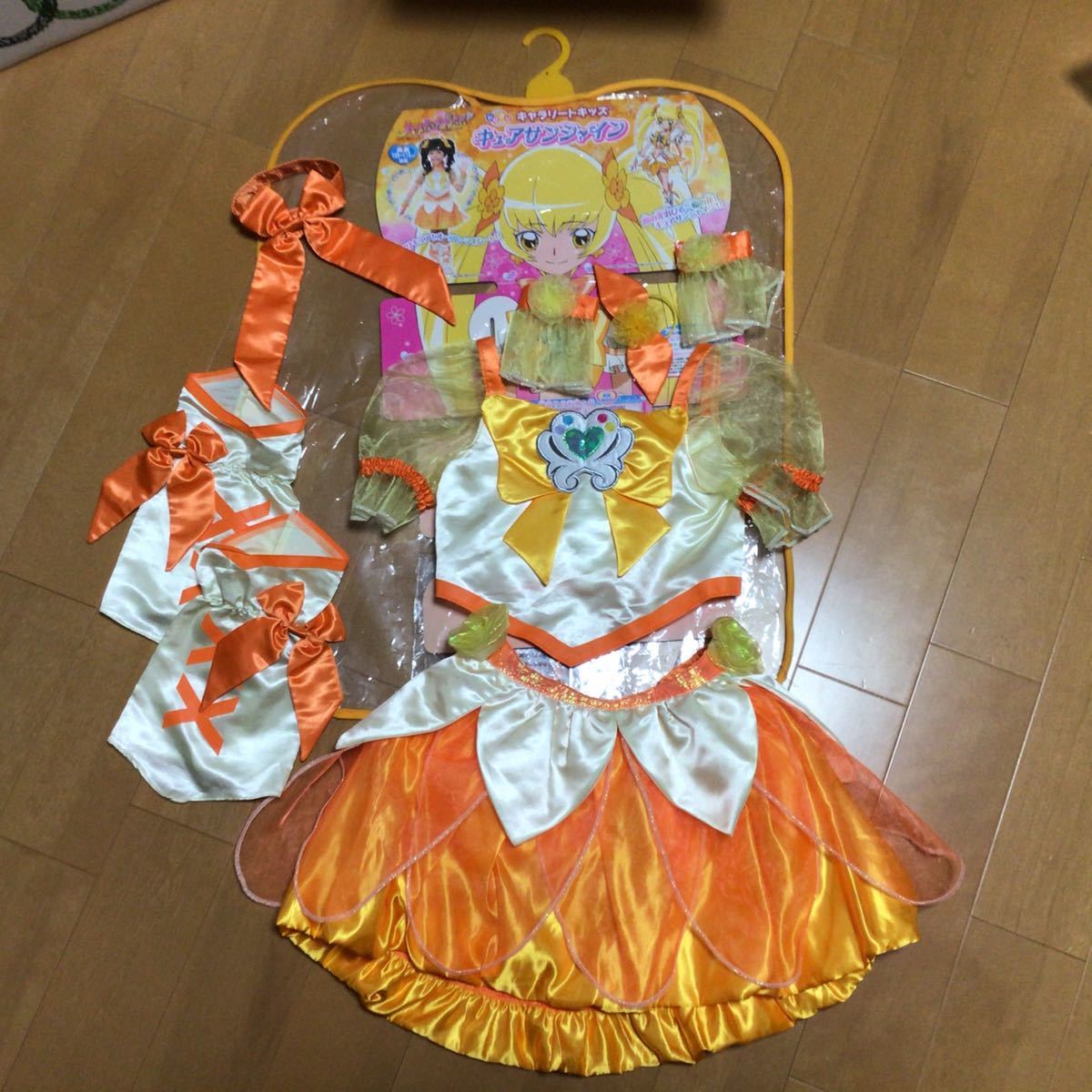 Paypayフリマ ハートキャッチプリキュア なりきり キュアサンシャイン プリキュア衣装 キャラリートキッズ コスプレ衣装 衣装