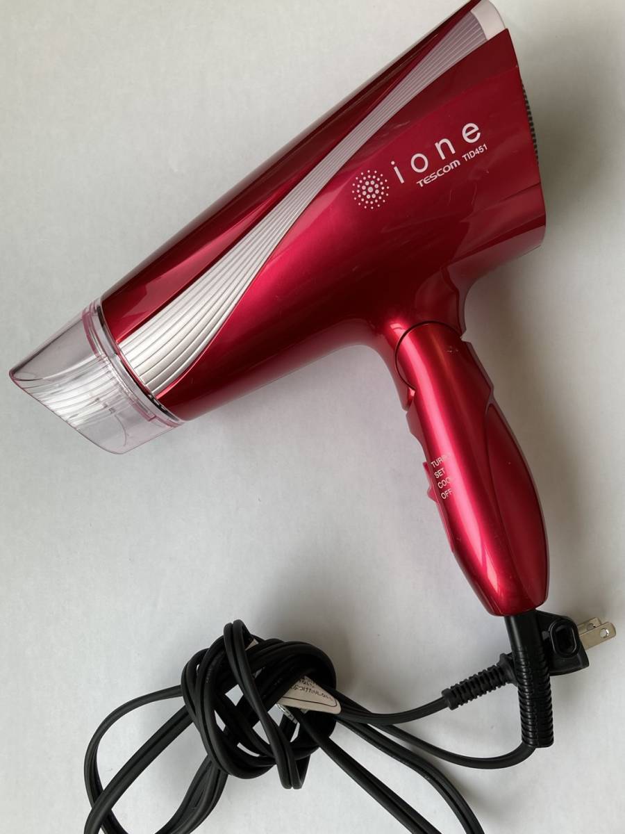 ヤフオク Tescom マイナスイオンヘアードライヤー Tid451 ヤフオク Tescom マイナスイオンヘアードライヤー Tid451