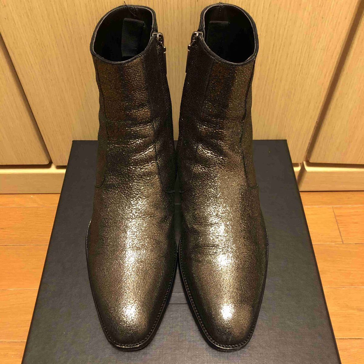 はラクマ】 Saint Laurent - サンローランパリ レザー 42 ブラック