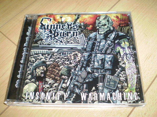 ○Sinners Burn / Insanity Warmachine*デスメタルdeath metalブラックメタルスラッシュthrash_画像1