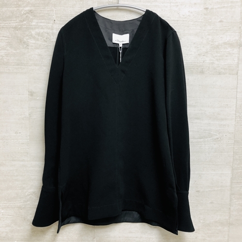 3.1 Phillip Lim　3.1 フィリップリム　スカーフ付き　トップス　プルオーバーシャツ　4 ブラック　【中目黒b１】