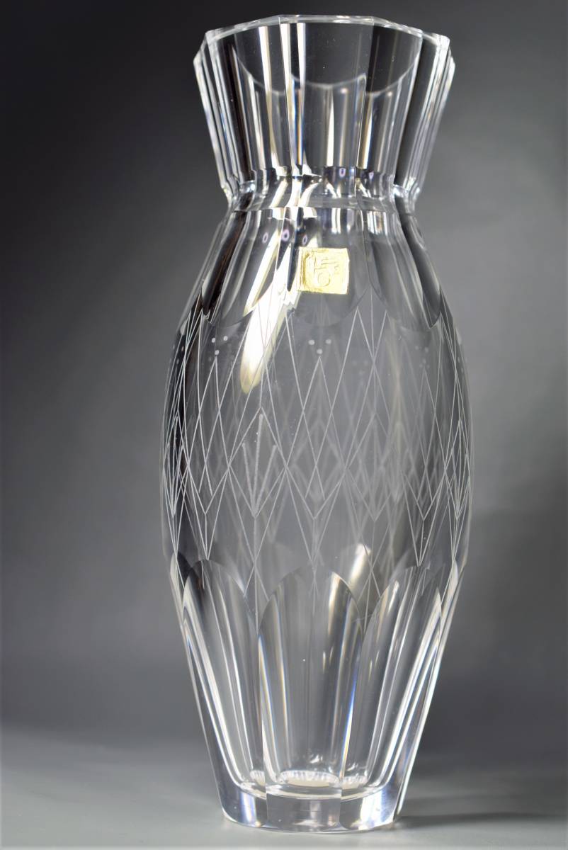  каждый . стекло стекло KAGAMI Crystalkagami crystal ваза цветок основа flower цветок сырой . ваза для цветов . в коробке сделано в Японии Japan glass base