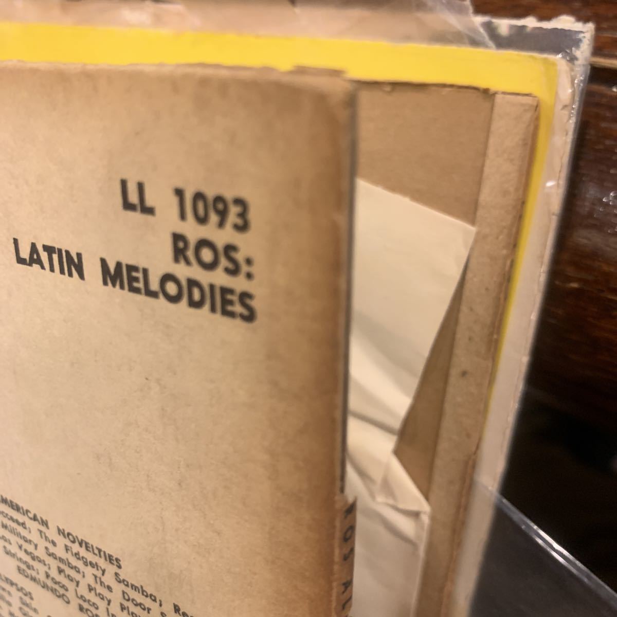 エドムンド・ロス/LATIN MELODIES 中古レコード_画像3