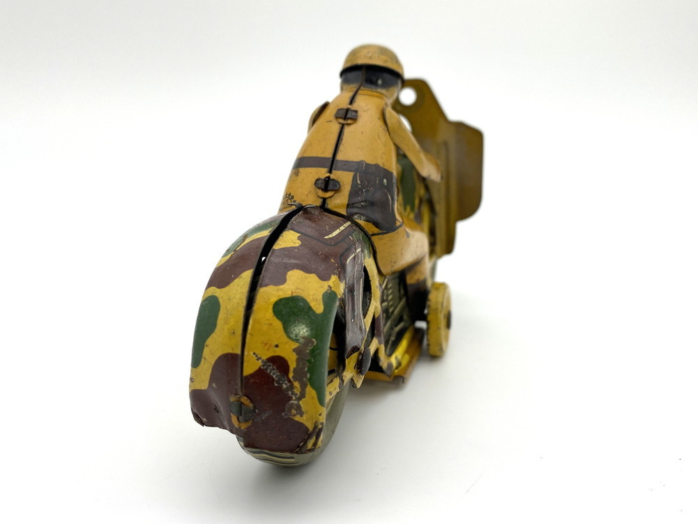 ☆戦前1930年代 KT 小菅玩具&倉持商店 ☆ 軍隊 オートバイ 機関銃 ☆ ☆戦前1930年代 KT 小菅玩具&倉持商店 ☆ 軍隊 オートバイ 機関銃 ☆