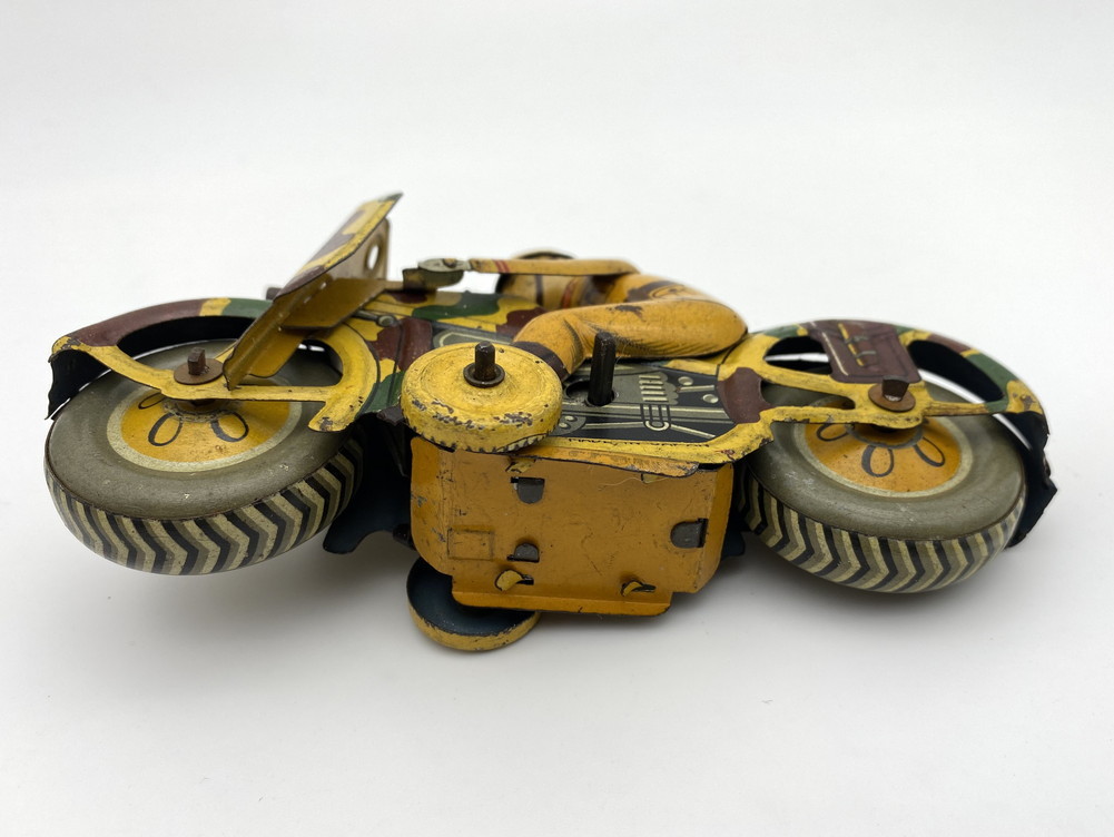 ☆戦前1930年代 KT 小菅玩具&倉持商店 ☆ 軍隊 オートバイ 機関銃 ☆ ☆戦前1930年代 KT 小菅玩具&倉持商店 ☆ 軍隊 オートバイ 機関銃 ☆