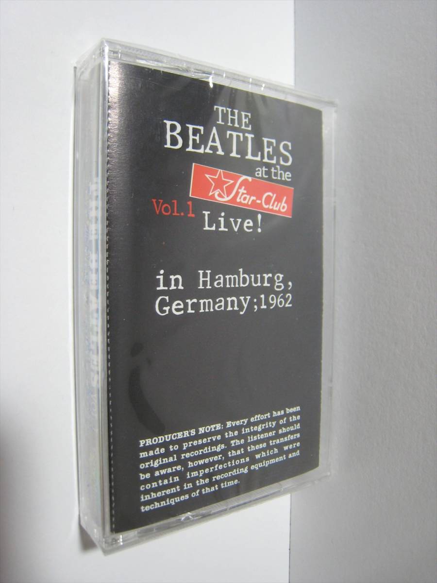【カセットテープ】 THE BEATLES / ★未開封★ LIVE AT THE STAR-CLUB VOL.1 US版 ザ・ビートルズ_画像1