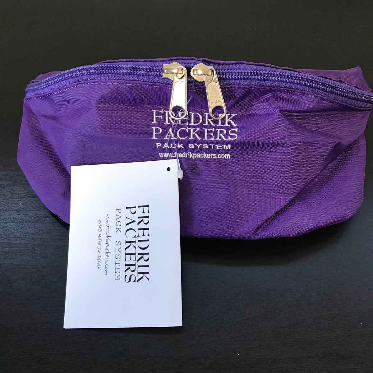 FREDRIK PACKERS フレドリックパッカーズ ◆ ショルダー ボディバッグ ウエストポーチ 鞄 メンズ 紫 パープル