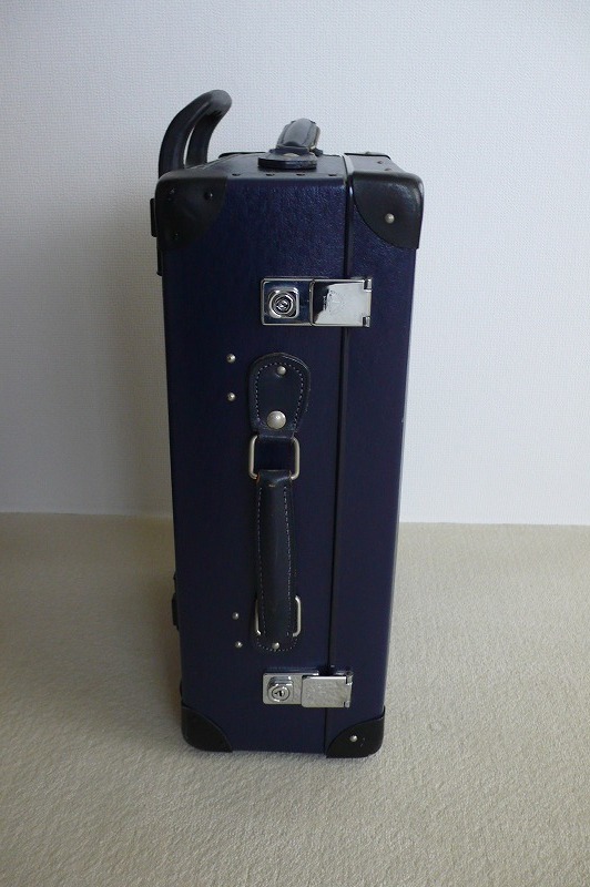 春早割 グローブトロッター オリジナル　18インチ　トロリーケース　ネイビー（紺） Trotter Globe スーツケース、トランク一般