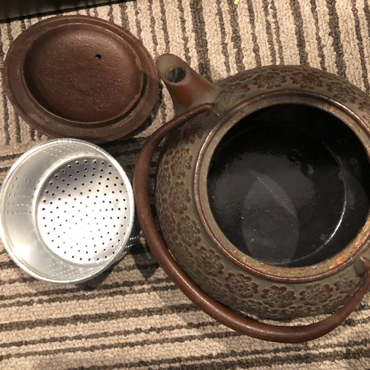 【Ｎｏ54】南部鉄器 鉄瓶 煎茶 茶器 茶道具 煎茶道具 アンティーク　工芸品 金属工芸 鉄器 鋳物 骨董 コレクション_画像4