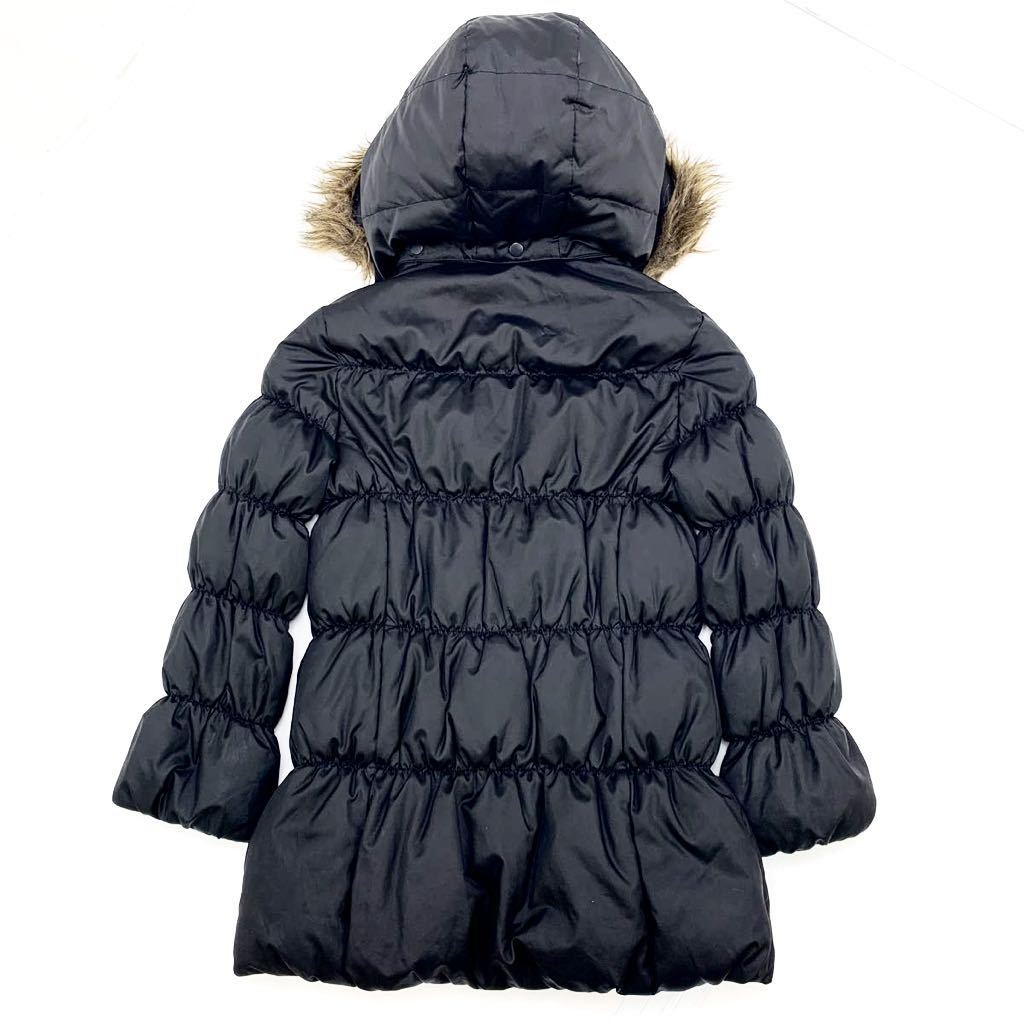 # Gap Kids GAP KIDS black down coat 130cm [ lovely fur hood specification!][ protection against cold . highest light weight down fi ring ]#A121