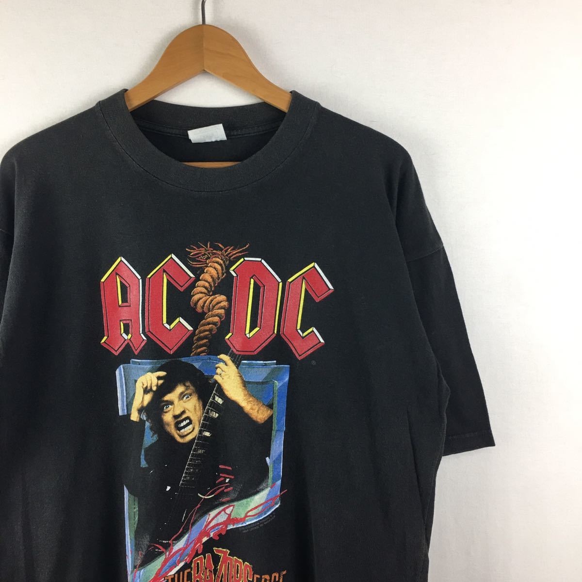 Used AC/DC Tee ヴィンテージ バンド Tシャツ オリジナル 黒 Black