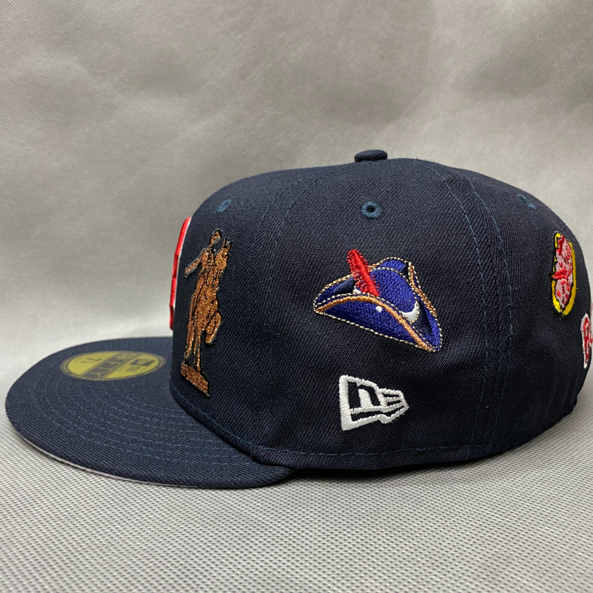 限定モデル 「7」59FIFTY ニューエラ Newera ボストン REDSOX レッドソックス 紺 MLB エリアコード AreaCode ジョージワシントン USA正規品_画像3