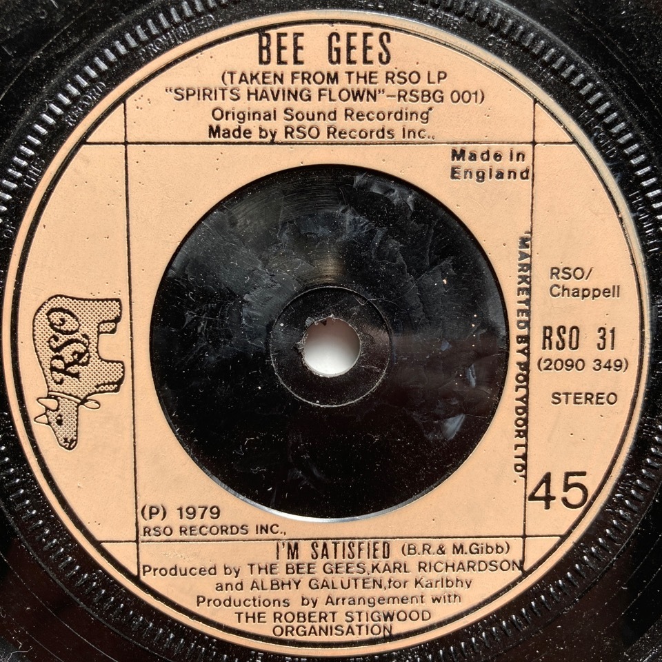 【試聴 7inch】Bee Gees / Love You Inside Out 7インチ 45 muro koco フリーソウル サバービア _画像2