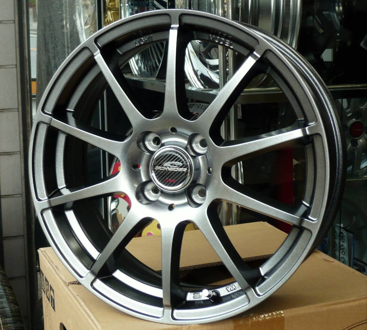 税込! DJLAS/DJLFS/DJ5AS/DJ5FS系 MAZDA２用ホイール 「シュナイダーSTAG」 新品1台分_画像1