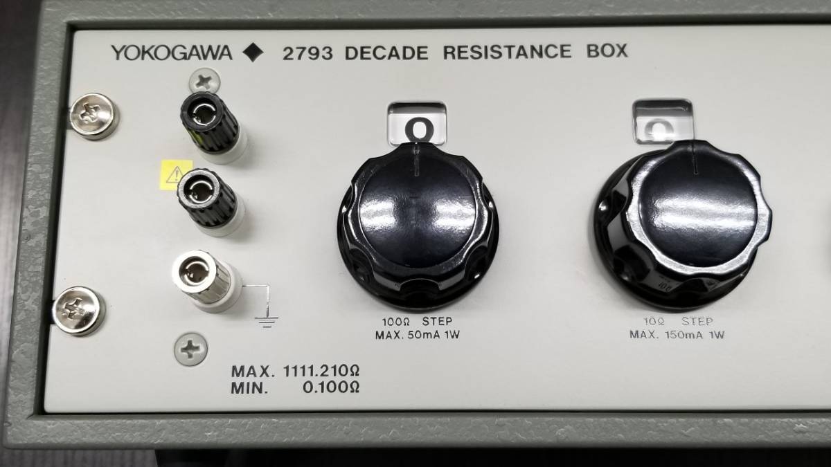 ＹＯＫＯＧＡＷＡ　２７９３０１　６ダイヤル可変抵抗器　校正・最適調整済　０．００１ｓｔｅｐ～１１１１．２１０　２０１５年製造