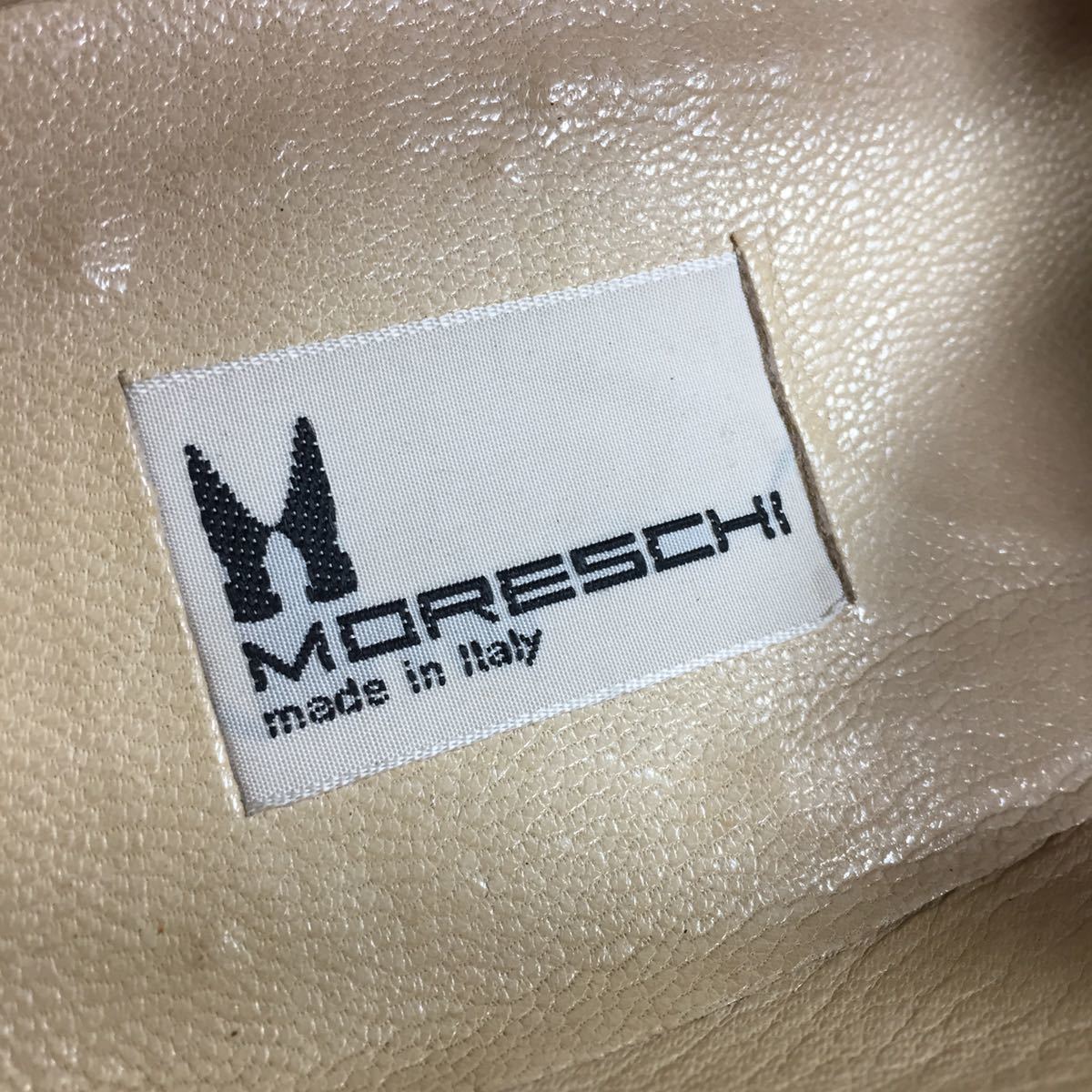 【モレスキー】本物 MORESCHI 靴 24cm 茶 総クロコダイル ローファー スリッポン ビジネスシューズ ワニ革 男性用 メンズ イタリア製 6_画像9