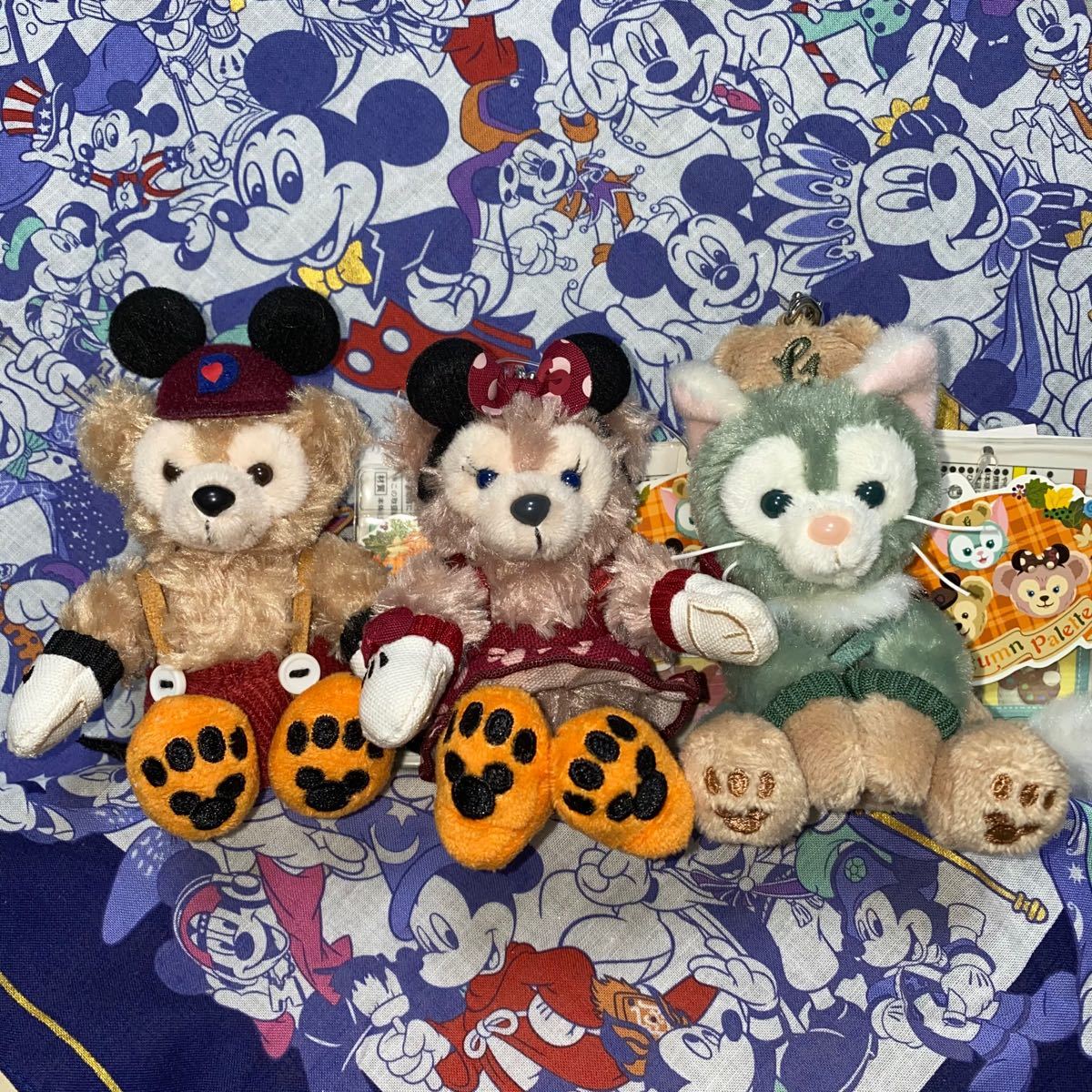 ダッフィー シェリーメイ ジェラトーニ ぬいぐるみストラップ ハロウィン2015