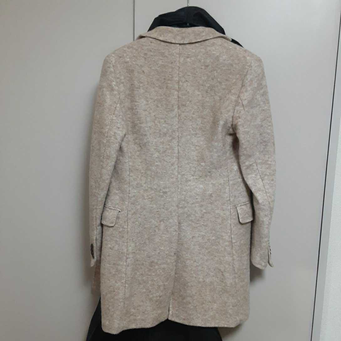  Italy Hevo high class Chesterfield coat regular price approximately 8 ten thousand jpy beige size 42(S size,M size )i-vo