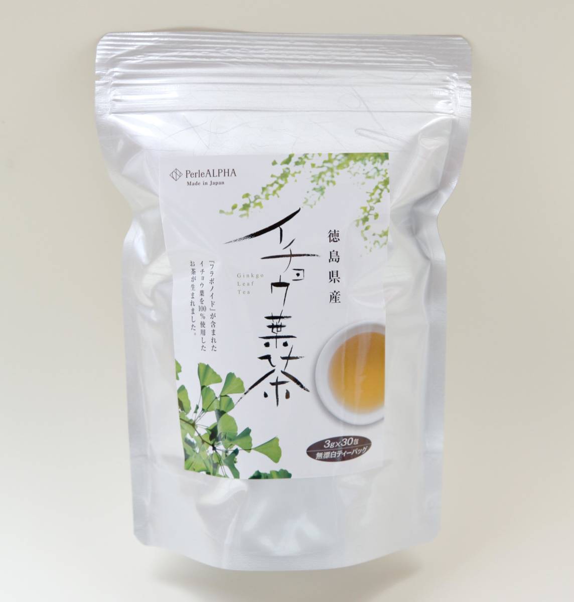 【送料無料】PerleALPHA イチョウ葉茶 ＜90g（3g×30包）＞※定形外郵便またはクリックポスト発送_画像3