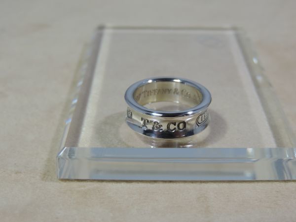 一番人気物 TIFFANY/ティファニー ナローリング 指輪 シルバー925 約11
